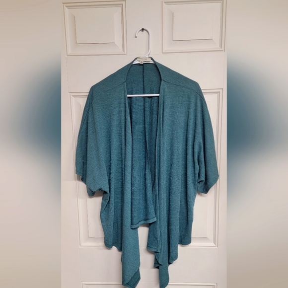 Women's Size Med, Astrologie, Teal Colored, Open Front, Long Sleeved, Ca… - Picture 1 of 8